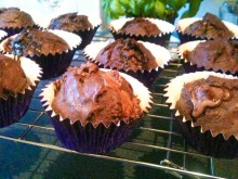 Exploding Chocolate cupcakes